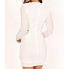 image:imageRVivimos Womens Glitter Sequin Party Dresses Fall Winter Long Sleeve Sexy Deep V Neck Cut Out Sparkly Club Velvet Mini DressWhite