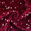 image:imageRVivimos Womens Sequin Bodycon Dress Fall Winter Velvet Warm Long Sleeve Crew Neck Sexy Backless Glitter Slit Mini DressWinered