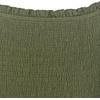 image:imageRVivimos Womens Summer 2026 Maxi Dress Short Sleeve Square Neck Elastic Smocked Swiss Dots Casual ALine Flowy Long DressesArmy Green