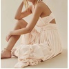 image:imageRVivimos Womens Summer Boho Maxi Dress 2026 Sleeveless Elastic Waist Layered Backless Beach Flowy Long DressBeige