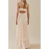 image:imageRVivimos Womens Summer Boho Maxi Dress 2026 Sleeveless Elastic Waist Layered Backless Beach Flowy Long DressBeige