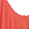 image:imageRVivimos Womens Summer Cotton Maxi Dress Adjustable Spaghetti Strap Boho Casual Backless Ruffle Loose Fit Flowy DressCoral Orange