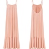 image:imageRVivimos Womens Summer Cotton Maxi Dress Adjustable Spaghetti Strap Boho Casual Backless Ruffle Loose Fit Flowy DressPeachfuzz