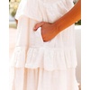 image:imageRVivimos Womens Summer Dress Boho Sleeveless Halter Layered Ruffle Casual Swing Mini Dress with PocketsWhite