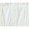 image:imageRVivimos Womens Summer Midi Milkmaid Dress Sleeveless Square Neck Button Up Cottagecore ALine Flowy Long Sun DressWhite