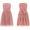 image:imageRVivimos Womens Tulle Sequin Homecoming Dresses Tube Sleeveless Tie Waist ALine Puffy Sparkly Party Mini Dress ClubwearPink