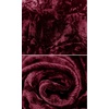 image:imageRVivimos Womens Winter Crushed Velvet Long Sleeves Cold Shoulder High Neck Bodycon Mini DressBurgundy
