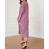 image:imageRVivimos Satin Elegant Midi Dresses for Women Long Sleeve Pleated Loose Silky Cocktail Wedding Guest Evening Party DressesMauve