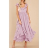 image:imageRVivimos Summer Dress for Women Sleeveless Boho Ruffle Square Neck Tie Back Casual Backless Flowy Midi DressLightpink