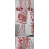 image:imageRVivimos Women Half Sleeve V Neck Tassel Cotton Vintage Embroidered Slit Casual Long DressWhite