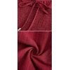 image:imageRVivimos Womens Cotton Long Sleeve Square Neck Ruffle Smocked Plaid Swing Mini DressBurgundylongsleeve