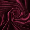 image:imageRVivimos Womens Fall Velvet Mini Dress V Neck Long Sleeve Elastic Waist Winter Tiered Flowy Swing ALine Dress with PocketsBurgundy