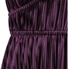 image:imageRVivimos Womens Fall Winter Velvet Dress Puff Sleeve Sexy Deep V Neck Elastic High Waist ALine Elegant Casual Midi DressDark Purple