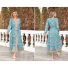 image:imageRVivimos Womens Long Sleeve Boho Midi Dress V Neck Floral Print Casual Button Down Loose Ruffle Beach Long Dress with BeltTeal