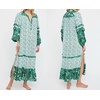 image:imageRVivimos Womens Long Sleeve Floral Print Bohemian Maxi Dresses with SlitGreen