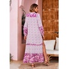 image:imageRVivimos Womens Long Sleeve Floral Print Bohemian Maxi Dresses with SlitPink
