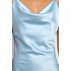 image:imageRVivimos Womens Satin Dress Spaghetti Straps Side Slit Cowl Neck Irregular Hem Midi DressSkyblue