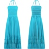 image:imageRVivimos Womens Summer Boho Sexy Backless Long DressesAquablue