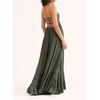 image:imageRVivimos Womens Summer Boho Sexy Backless Long DressesArmy Green