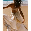 image:imageRVivimos Womens Summer Boho Sexy Backless Long DressesBeige