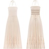 image:imageRVivimos Womens Summer Boho Sexy Backless Long DressesBeige