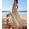 image:imageRVivimos Womens Summer Boho Sexy Backless Long DressesBeige