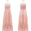 image:imageRVivimos Womens Summer Boho Sexy Backless Long DressesBlush