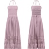 image:imageRVivimos Womens Summer Boho Sexy Backless Long DressesDusty Purple
