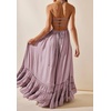 image:imageRVivimos Womens Summer Boho Sexy Backless Long DressesDusty Purple