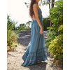 image:imageRVivimos Womens Summer Boho Sexy Backless Long DressesHazeblue