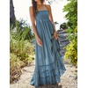 image:imageRVivimos Womens Summer Boho Sexy Backless Long DressesHazeblue