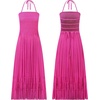 image:imageRVivimos Womens Summer Boho Sexy Backless Long DressesHot Pink