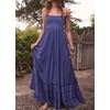 image:imageRVivimos Womens Summer Boho Sexy Backless Long DressesIndigo Blue