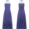 image:imageRVivimos Womens Summer Boho Sexy Backless Long DressesIndigo Blue