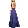 image:imageRVivimos Womens Summer Boho Sexy Backless Long DressesIndigo Blue