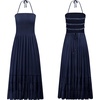image:imageRVivimos Womens Summer Boho Sexy Backless Long DressesNavyblue