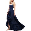 image:imageRVivimos Womens Summer Boho Sexy Backless Long DressesNavyblue