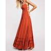 image:imageRVivimos Womens Summer Boho Sexy Backless Long DressesOrange