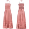 image:imageRVivimos Womens Summer Boho Sexy Backless Long DressesPink