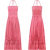 image:imageRVivimos Womens Summer Boho Sexy Backless Long DressesPink2