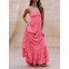 image:imageRVivimos Womens Summer Boho Sexy Backless Long DressesPink2
