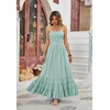 image:imageRVivimos Womens Summer Boho Sexy Backless Long DressesSage Green