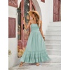image:imageRVivimos Womens Summer Boho Sexy Backless Long DressesSage Green
