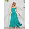 image:imageRVivimos Womens Summer Boho Sexy Backless Long DressesTurquoise