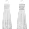 image:imageRVivimos Womens Summer Boho Sexy Backless Long DressesWhite