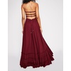image:imageRVivimos Womens Summer Boho Sexy Backless Long DressesWine Red