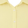 image:imageRVivimos Womens Summer Cotton Half Sleeves Button Down Casual Loose Slit Midi Dress with PocketsLight Yellow