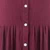 image:imageRVivimos Womens Summer Cotton Half Sleeves Button Down Casual Loose Slit Midi Dress with PocketsWine Red
