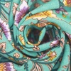 image:imageRVivimos Womens Summer Cotton Long Sleeves Casual Boho VNeck Buttons Floral Print Mini Tunic DressGreen