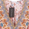 image:imageRVivimos Womens Summer Cotton Long Sleeves Casual Boho VNeck Buttons Floral Print Mini Tunic DressPink
